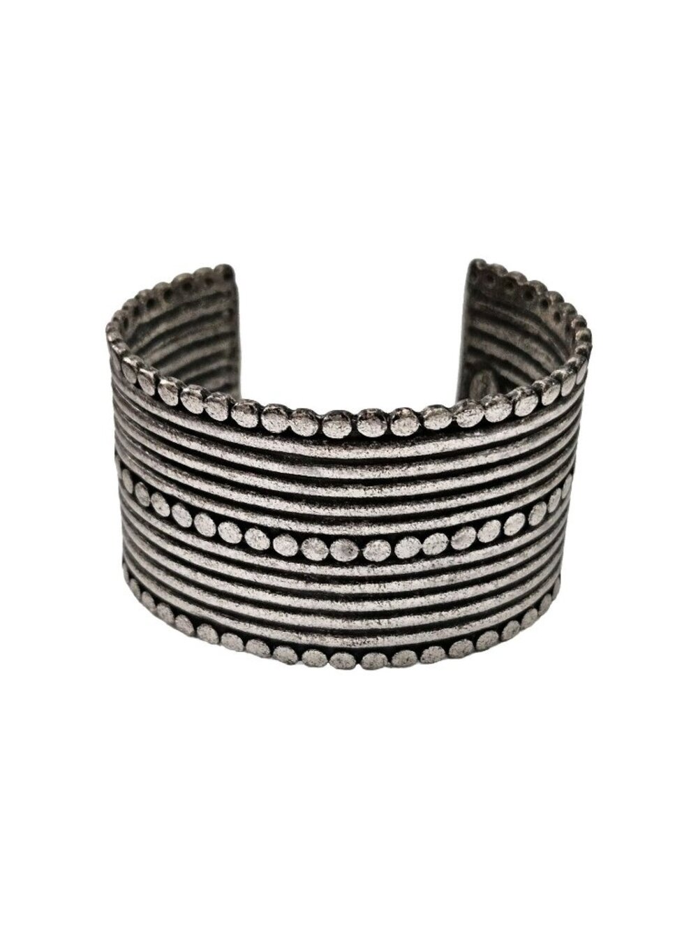 Chico’s Silver Tone Kyleen Cuff Bracelet NEW
